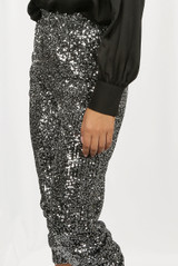Elasticated Waist Sequin Trouser