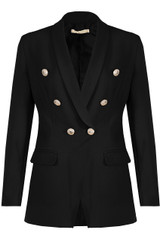 Shawl Lapels Tailored Military Blazer