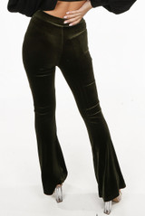 Velvet Flared Trouser - 5 Colours