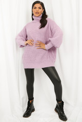 Oversized Roll Neck Jumper