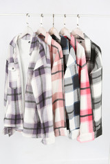 Check Print Overshirt  - 6 Colours