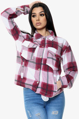 Check Print Overshirt  - 6 Colours