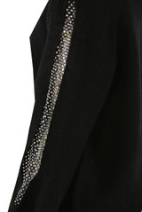 Embellished Fishnet Sleeve Jumper