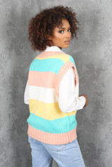 Multicolour Knitted Vest Multicolour Knitted Vest