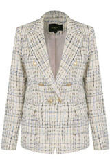 Pastel Tweed Tailored Blazers - 4 Colours