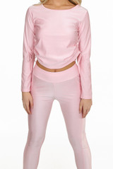 Ruched Slinky Loungewear Set