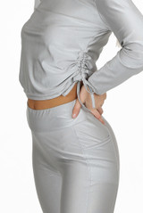 Ruched Slinky Loungewear Set