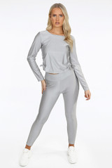 Ruched Slinky Loungewear Set