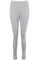 High Waisted Split Hem Leggings 