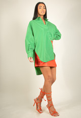 Oversized Dip Hem Shirts