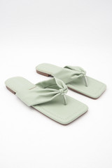 Faux Leather Flip Flop - 5 Colours 