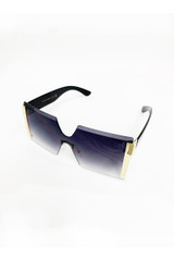 Oversized Square Sunglasses With Smoke Lens