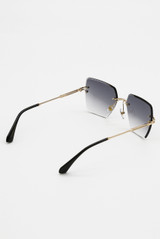 Pentagon Rimless Sunglasses 