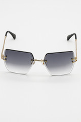 Pentagon Rimless Sunglasses 