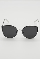  Metal Frame Cat Eye Sunglasses 