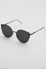  Metal Frame Cat Eye Sunglasses 
