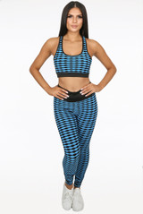 Gym Bralet & Leggings Set With Bum Sculpt Seam