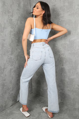 Ribbed Cropped Cami