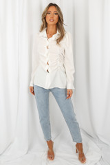 Shirred Blouse