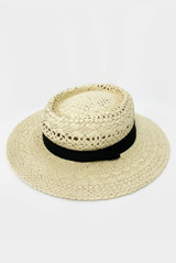 Pork Pie Straw Hat 