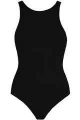 Backless Ribbed Bodysuit