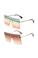 Visor Sunglasses With Smoke Lens