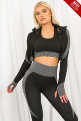Textured Three Piece Gym set