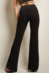Flare Trouser With Strappy Waist Tie