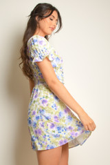 Floral Watercolour Tea Dress