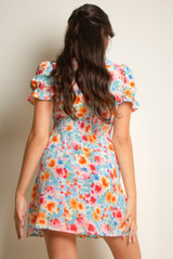 Floral Watercolour Tea Dress