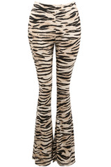 Leopard Print Flare Trouser 