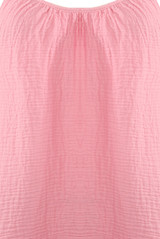 Linen Strappy Mini Skater Dress
