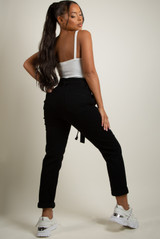 Paper Bag Turn Ups Jeans