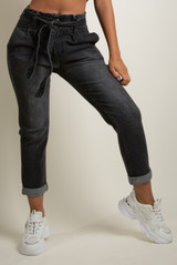 Paper Bag Turn Ups Jeans