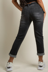 Paper Bag Turn Ups Jeans