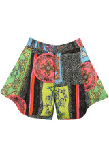 Brocade Print Flowing Shorts