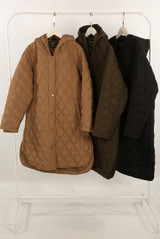 Quilted Hooded Coat