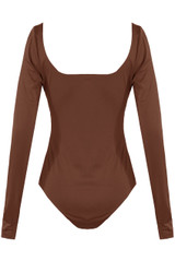 Square Neck Long Sleeve Bodysuit