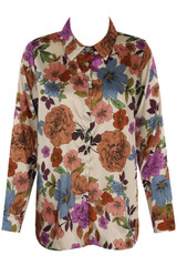 Contrast Floral Print Shirt