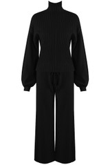 High Neck Ribbed Jumper  & Trouser Co-Ord