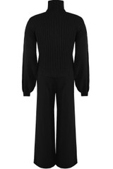 High Neck Ribbed Jumper  & Trouser Co-Ord