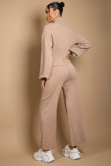 High Neck Ribbed Jumper  & Trouser Co-Ord
