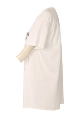 'UNLIMITED' Slogan Eagle Print T-Shirt