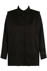 Shirt With Pleated Panel
