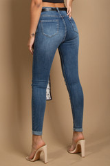 Ring Belt Denim Jeans