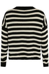Heart Motif Striped Jumper