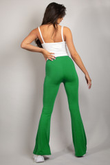 High Waist Flare Trousers