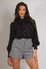 Pussy Bow Satin Blouse