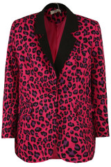Leopard Print Oversized Blazer