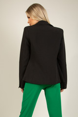 Tailored Two Button Pocketed Blazer